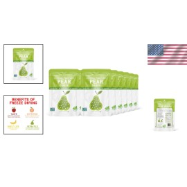 Nature’s Turn Gluten-Free Freeze-Dried Pear Crisps - 12 Portable Fruit Snacks