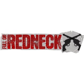 Full On Redneck Pistol 6 Shooters Duct Tape Bumper Sticker 03