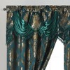 GOHD Luxe Love. Jacquard Window Curtain Panel Drape with Attached