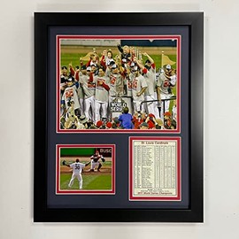 Legends Never Die 2011 St. Louis Cardinals Podium Framed Photo Collage, 11x14-Inch, (11020U)