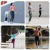 POCFOINY - Cuerda de saltar para saltar la velocidad, cuerda
