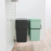 Brabantia Sort & Go Built-in Cupboard Recycling Cans (2 x