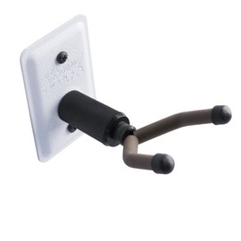 String Swing Ukulele Wall Mount Stand for Mandolin Ukele Banjo Concert Pineapple Soprano Tenor and Baritone Compatible Safety Home or Studio Accessories without Case White CC11UK