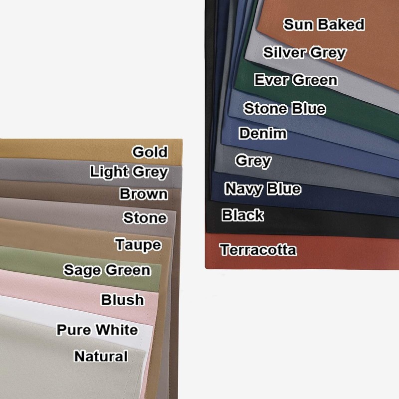Simplebrand Terracotta Valance for Windows, Short Blackout Curtains for Kitchen/Small