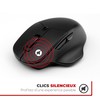 APM Office-Maus, kabellos, 2,4 GHz, leise, USB-Empfänger, DPI verstellbar 800/1200/1600,