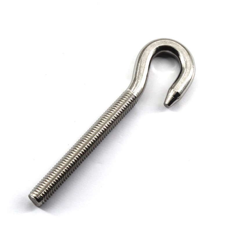 20Pcs Stainless Steel M5 Eye Bolt Long Shank Threaded Rod