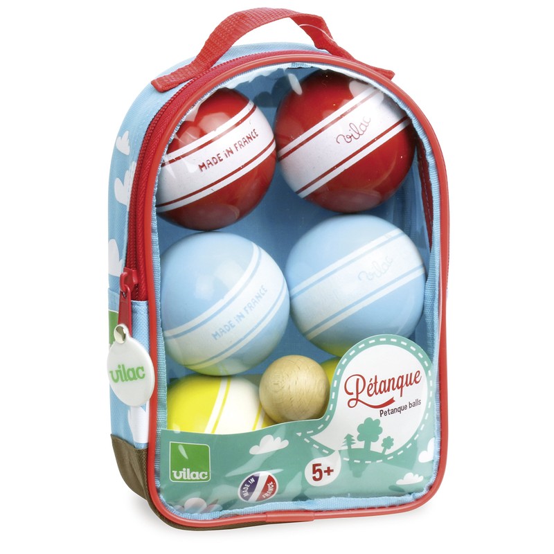 Vintage Vintage4061 7 cm "La Petanque" Traditional Balls with Stripes