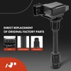 A-Premium Set of 6 Ignition Coil Pack and Iridium Spark