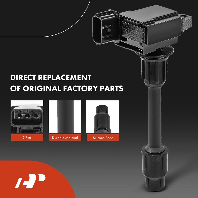 A-Premium Set of 6 Ignition Coil Pack and Iridium Spark