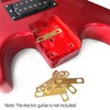 MX0312D 8Pcs Guitar Neck Shims 0.2mm 0.5mm 1mm Thickness Brass
