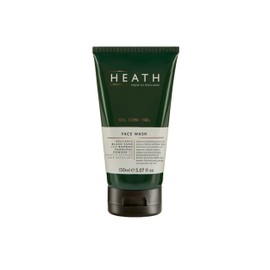 Heath Oil Control Face Wash, 5.1 fl oz (150 ml), Grapefruit Scent, Men's Facial Cleanser, For Oily Skin, Clay, Scrubs, Charcoal, Sebum, Vegan Ingredients, Paraben Free, Men's Cosmetics, Skin Care