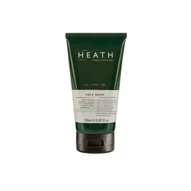 Heath Oil Control Face Wash, 5.1 fl oz (150 ml), Grapefruit Scent, Men's Facial Cleanser, For Oily Skin, Clay, Scrubs, Charcoal, Sebum, Vegan Ingredients, Paraben Free, Men's Cosmetics, Skin Care