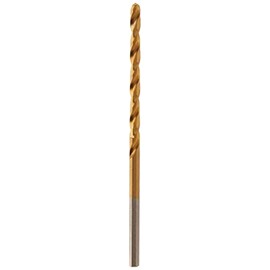Irwin Tools 63907 Single Titanium Coated High-Speed Steel 135-Degree Split Point Drill Bit, 7/64"