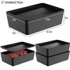 Storage Bins With Lids Plastic Containers: Plastic Multipurpose Stackable Storage