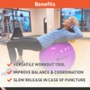 Body Sport Slow Release 45cm Exercise Ball with Pump, Gym
