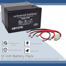 MSP 24 Volt Battery Pack for Razor E300 & E325 Scooter (7 Ah, Versions 11 and 13+)