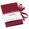 Semikolon Leporello Classico Photoalbum, burgundy