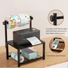 EnigmaSoul Label Holder for Rolls and Fan-Fold Labels, Sturdy Thermal