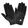 LeMieux Unisex Classic Leather Riding Gloves in Black - Breathable
