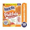 Welch's 🟠 New Welch’s Fruitfuls Fruit Strips Mango Peach Whole