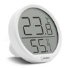 Dretec Thermometer/Hygrometer, Magnet, Magnet, Wall Mount, Stand, Simple, Round, Small,