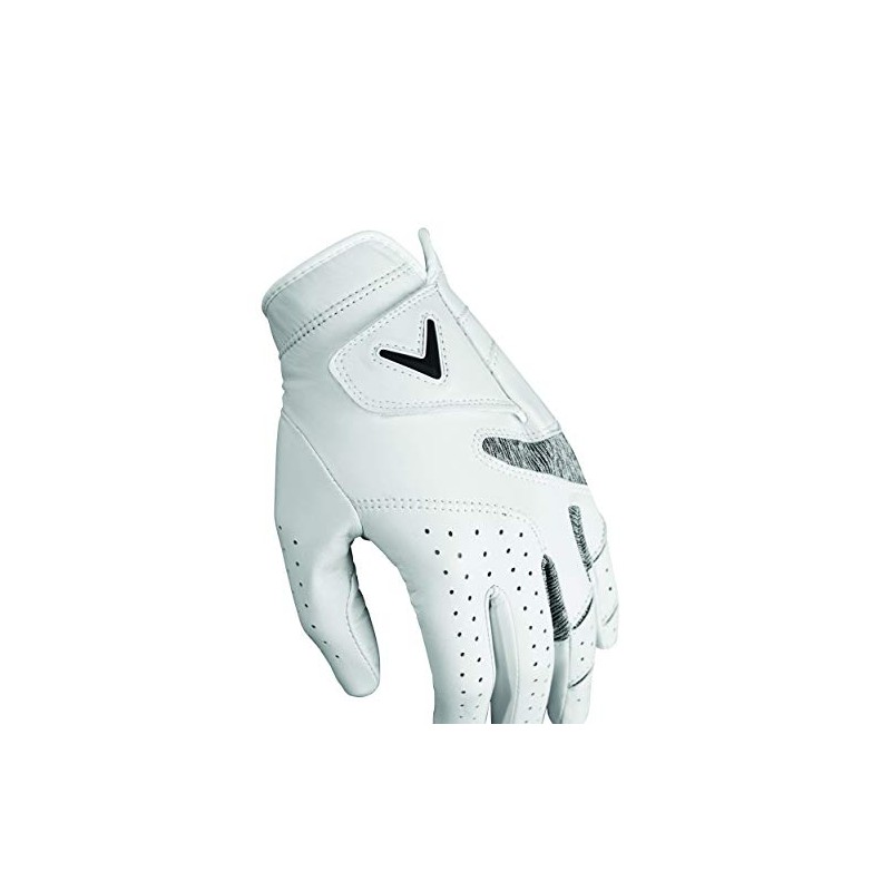 Callaway Golf Ladies Apex Tour Glove 2020, M, White