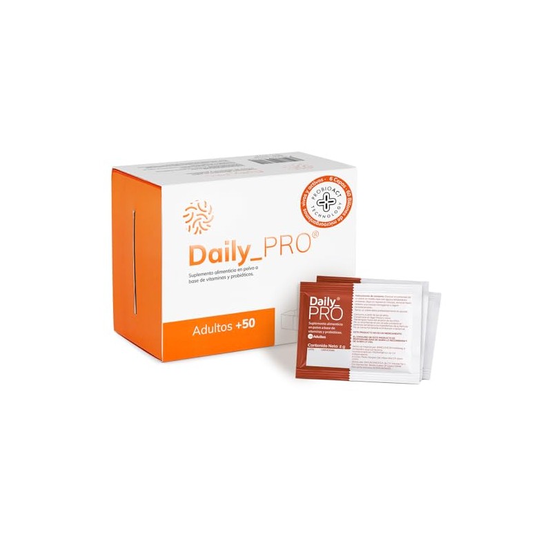 Daily PRO +50| Probióticos para Adultos Mayores | 60 Billones