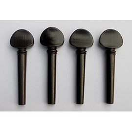 MUSICAL STRING Violin Pegs French Model Ebony Wood 4/4 Shaft 45/9/7Mm 4 Pcs (1 Set)