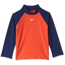Speedo Kid's Essential Rash Top, Harmony Blue/Coral, 2 Years