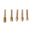 5Pcs Grinding Bit Head Rotary File Burr Double Cut Tool