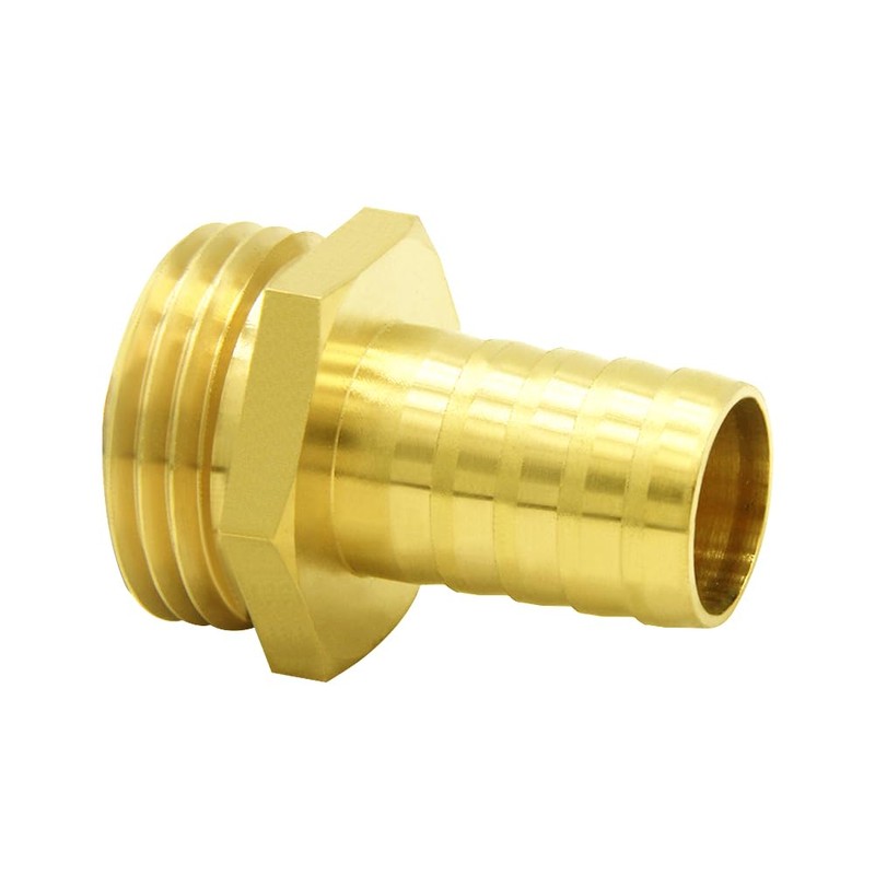 Hooshing 2PCS Garden Hose Male Adapter 5/8" Barb x 3/4"