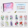 WEAUSUP Flower Bouquet Building Kit,12 Bouquets Artificial Flower,1440-piece Bricks Blocks,Botanical