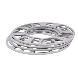 Wheel Spacer Pack of 4 Wheel Spacers Washers Plate, 4 Holes, 5 Holes, 6 Holes, Universal Spacers, Widened Wheel Spacers, 5/8/10 mm Thickness (5 mm)