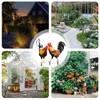 Metal Chicken - Chicken Metal Garden Art,Spring Outdoor Decorations, Set