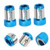 SHINEOFI 5pcs Magnetizer Screwdriver Bits Metal Screw Holder for Power