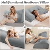 Novelledo Wedge Pillow Headboard,Bed Wedge Pillow for Headboard, Headboard Pillow