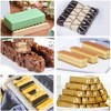 Palksky (2 Pcs 8 Cavity Large Rectangle Granola Bar Silicone