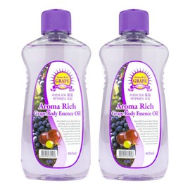 Aroma Rich Body Oil 465ml Grape x2 / 아로마 리치 바디오일 465ml 포도 x2개