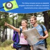 PATIKIL Orienteering Compass, Navigation Hiking Backpacking Compass for Map Reading