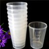 100 Pieces Scientific Cup Set, 50ml Measuring Cylinder Lab Plastic
