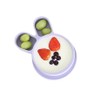 SILUNITY Baby Suction Plate Purple Rabbit Made in Korea Silicone