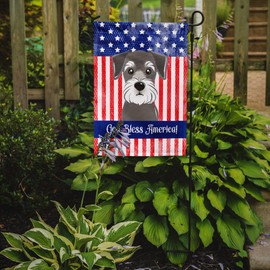 Caroline's Treasures BB2136GF Schnauzer Flag Garden Size, Small, Multicolor