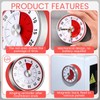Blosssound 3 Pcs 60 Minute Visual Timers 3 Inch Mechanical