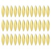 PATIKIL 30pcs 1.3x0.4" Fishing Lure Blades Willow Leaf Lure Making