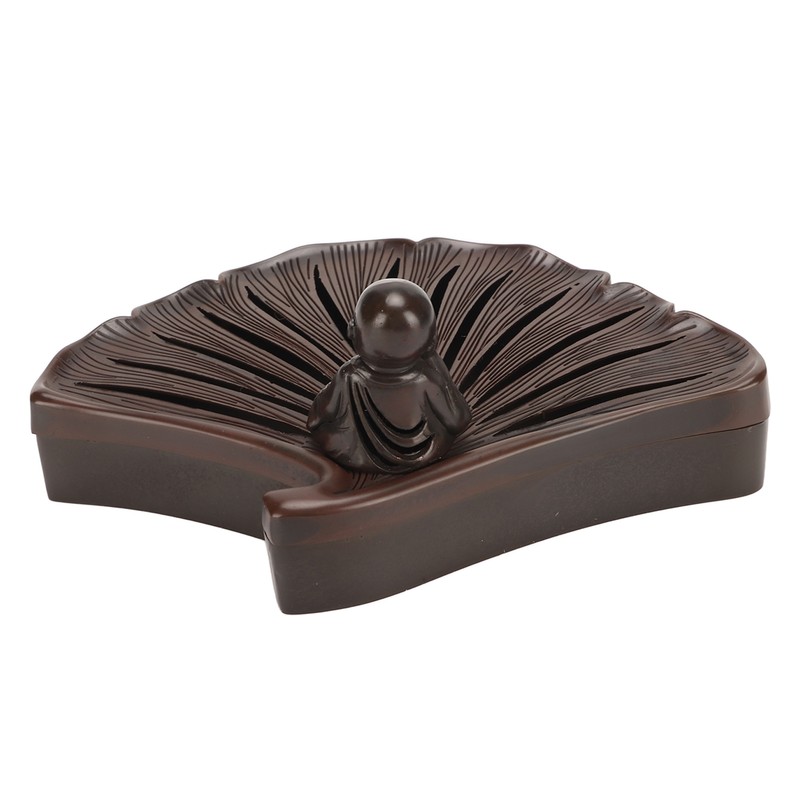 Ginkgo Leaf Incense Burner Antique Exquisite Zinc Alloy Incense Burner