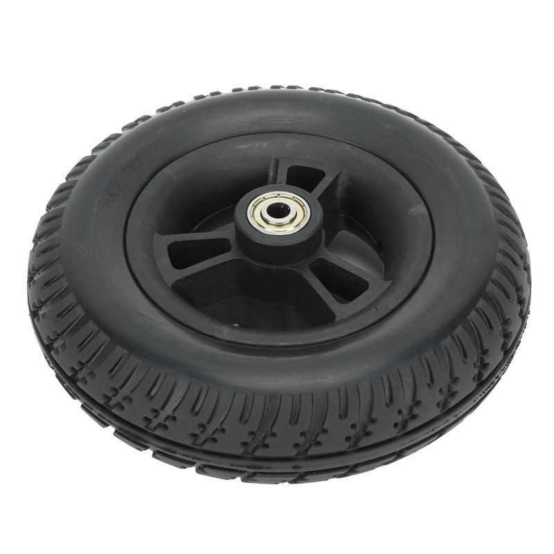 Wheelchair Wheel Replacement Non Slip Solid PU Strong Bearing Capacity