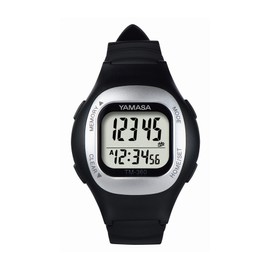 YAMASA Watch Pedometer (WATCH MANPO) Black [Wristwatch Style Pedometer]