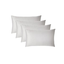 Brit Cotton Housewife Pillowcase with Envelope Closure, Breathable Plain Polycotton Soft Pillow Covers, 2 Pack (50cmX75cm, SILVER)