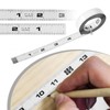 Self Adhesive Measuring Tape 4FT 48 Inch Workbench Ruler Left