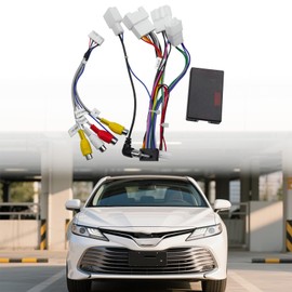 Harness Adapter for Toyota Car Stereo Radio 16 Pin Wire Harness Fit for Toyota Camry Corolla RAV4 Tundra Vios Yaris Sienna Hilux Venza Tacoma Highlander for Lexus